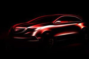 Новый кроссовер Acura MDX представят в Детройте