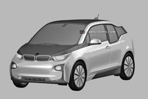 Патентное изображение серийного BMW i3