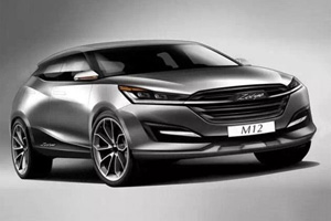 Первые изображения кроссовера Zotye T300