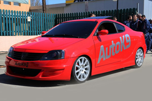 Седан Logan превратили в купе