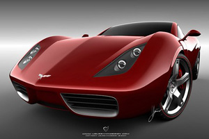 Карбоновый Corvette от UgurSahinDesign
