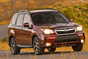 Названы рублевые цены на новый Subaru Forester