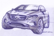 Mercedes-Benz показал изображение серийного кроссовера GLA